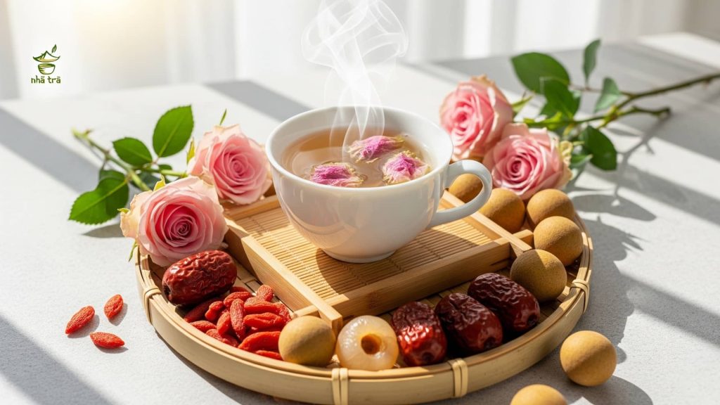 cach uong tra duong nhan dung chuan